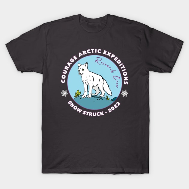 Courage Arctic Expedition - Snow Struck 2022 T-Shirt by Nick Courage HQ